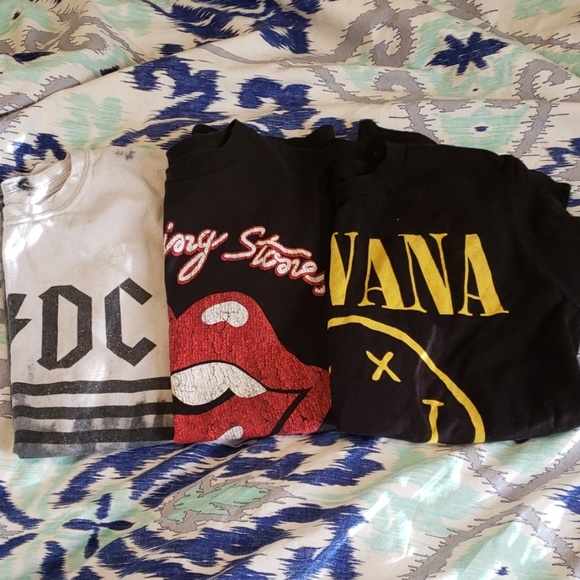 Tops - Band tshirt bundle